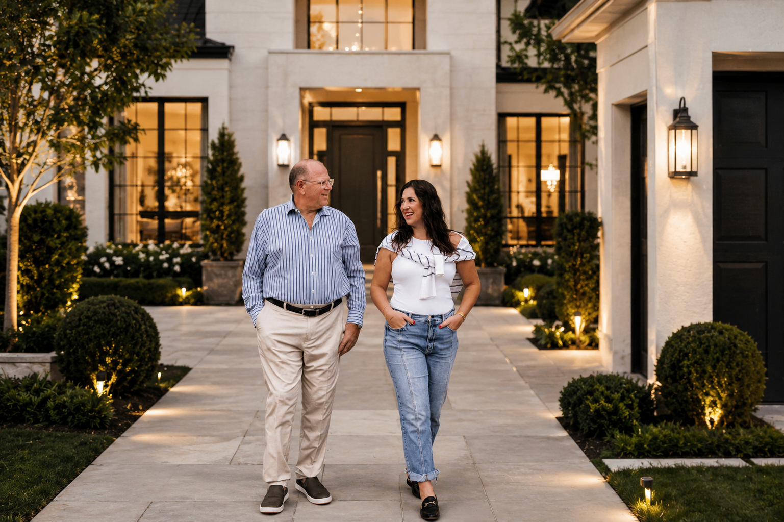 Joe and Milan Pollifrone — father and daughter real estate team